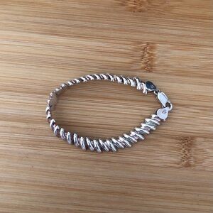 $42  Designer Estate Bracelet  Sterling  Marked SA inside of a Heart   925 Italy